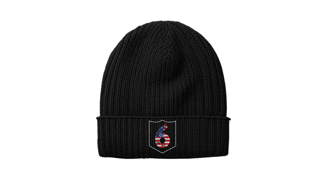 Distressed Patriotic Logo Beanie