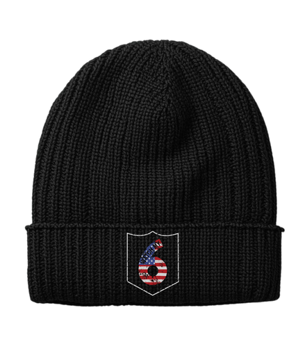 Distressed Patriotic Logo Beanie