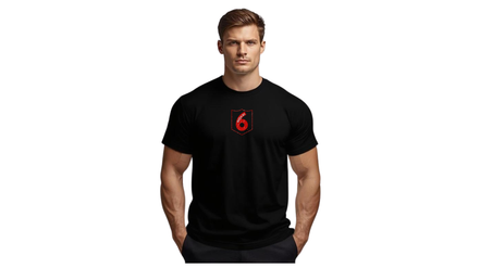 Distressed Fire Logo Short Sleeve Black T-Shirt (Copy)