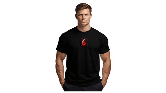 Distressed Fire Logo Short Sleeve Black T-Shirt (Copy)