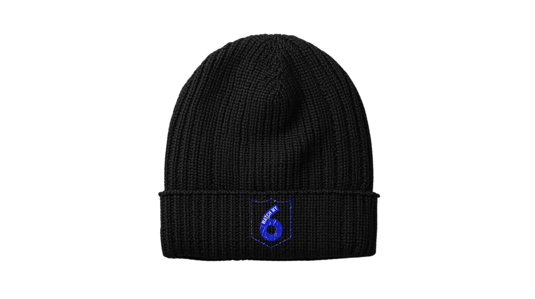 Distressed Police Logo Beanie