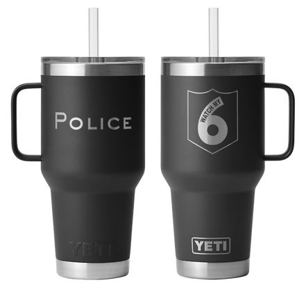 YETI® 35 oz. Rambler® Straw and Mug-Police